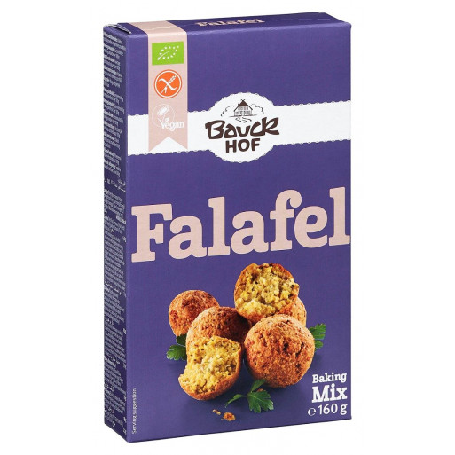 MIESZANKA DO PRZYRZĄDZENIA FALAFELI BEZGLUTENOWA BIO 160 g - BAUCK HOF