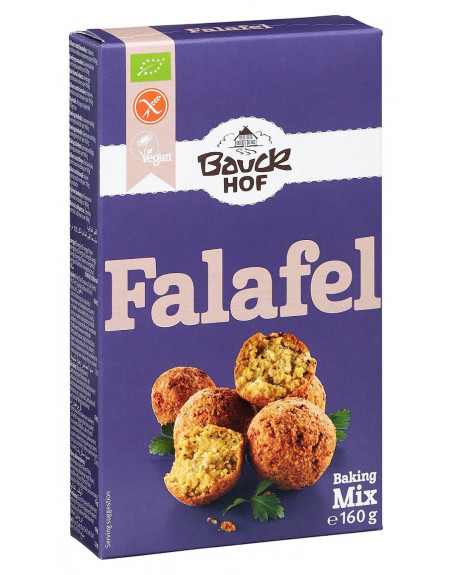 MIESZANKA DO PRZYRZĄDZENIA FALAFELI BEZGLUTENOWA BIO 160 g - BAUCK HOF