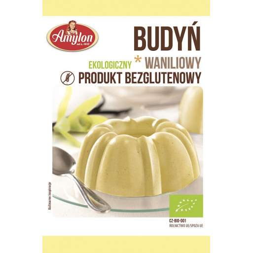 BUDYŃ WANILIOWY BEZGLUTENOWY BIO 40 G - AMYLON