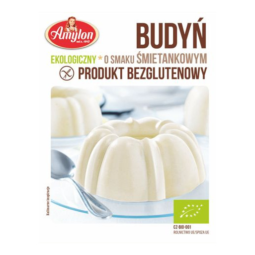 BUDYŃ ŚMIETANKOWY BEZGLUTENOWY BIO 40 G - AMYLON