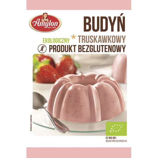 BUDYŃ TRUSKAWKOWY BEZGLUTENOWY BIO 40 G - AMYLON