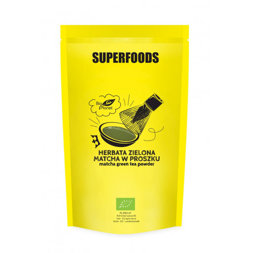 HERBATA ZIELONA MATCHA W PROSZKU BIO 500 g - BIO PLANET