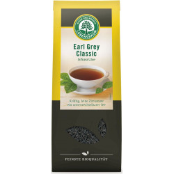 HERBATA CZARNA EARL GREY LIŚCIASTA BIO 100 g - LEBENSBAUM