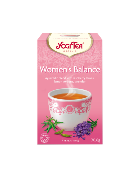 HERBATKA DLA KOBIET - RÓWNOWAGA (WOMEN'S BALANCE) BIO (17 x 1,8 g) 30,6 g - YOGI TEA