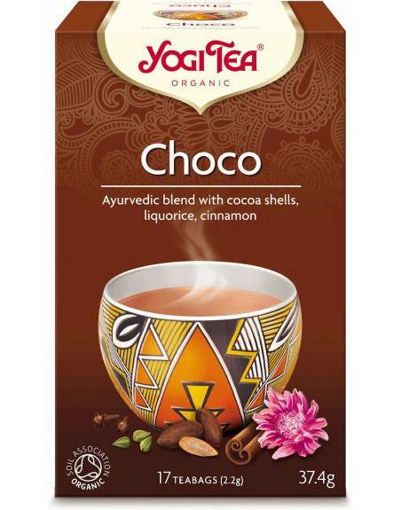 HERBATKA CZEKOLADOWA Z KAKAO (CHOCO) BIO (17 x 2,2 g) 37,4 g - YOGI TEA