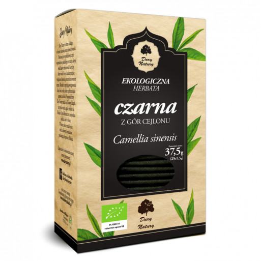 HERBATA CZARNA BIO (25 x 1,5 g) 37,5 g - DARY NATURY HERBATA CZARNA BIO (25 x 1,5 g) 37,5 g - DARY NATURY