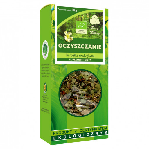HERBATKA OCZYSZCZENIE BIO 50 g - DARY NATURY