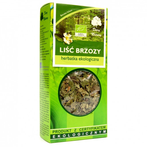 HERBATKA LIŚĆ BRZOZY BIO 50 g - DARY NATURY HERBATKA LIŚĆ BRZOZY BIO 50 g - DARY NATURY