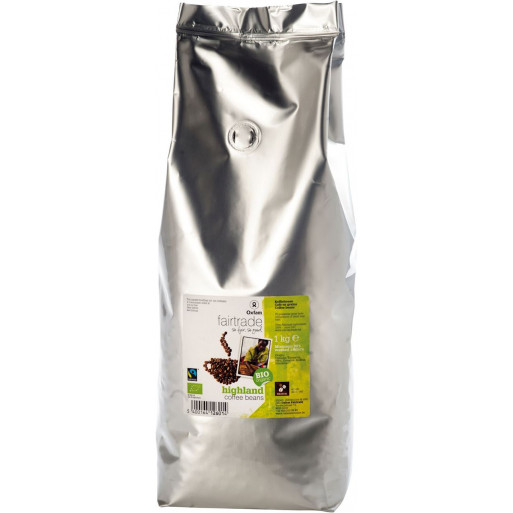 KAWA ZIARNISTA ARABICA 100 % FAIR TRADE BIO 1 kg - OXFAM