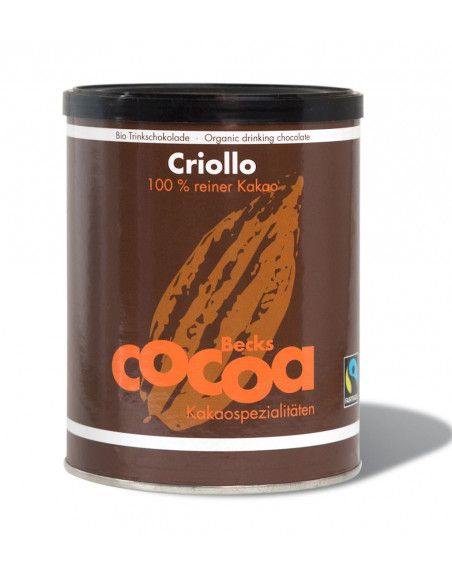 KAKAO CRIOLLO W PROSZKU FAIR TRADE BEZGLUTENOWE BIO 250 g - BECKS COCOA