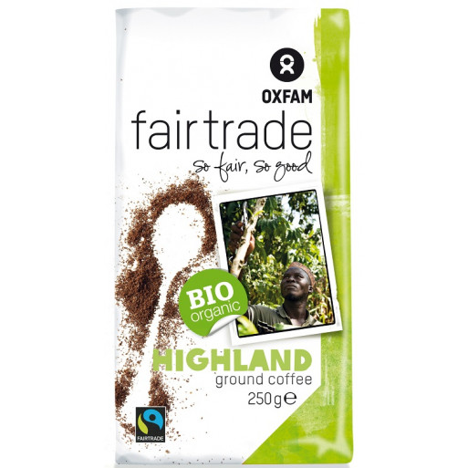 KAWA MIELONA ARABICA/ROBUSTA WYSOKOGÓRSKA FAIR TRADE BIO 250 g - OXFAM