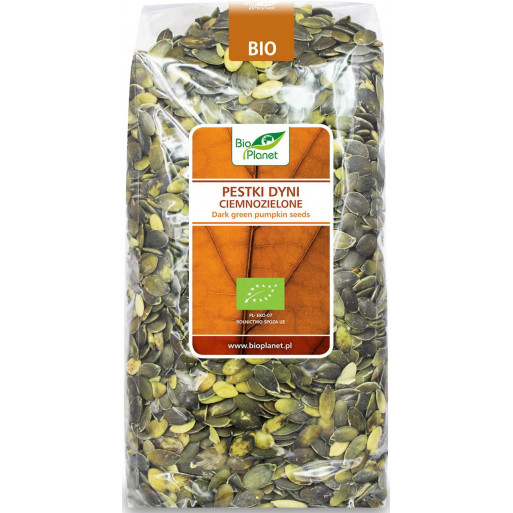 PESTKI DYNI CIEMNOZIELONE BIO 1 kg - BIO PLANET