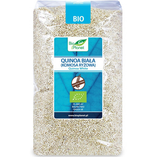 QUINOA BIAŁA (KOMOSA RYŻOWA) BEZGLUTENOWA BIO 1 kg - BIO PLANET
