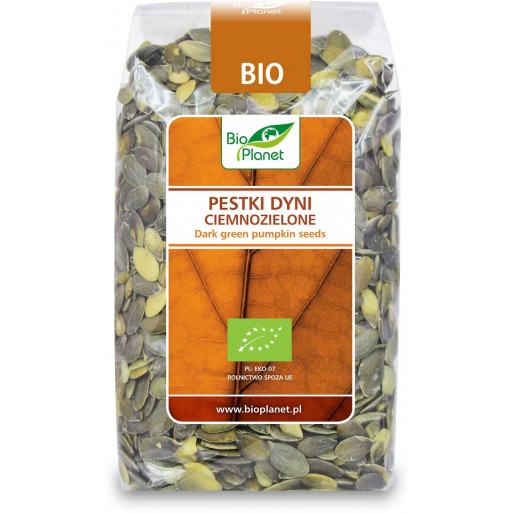PESTKI DYNI CIEMNOZIELONE BIO 350 g - BIO PLANET