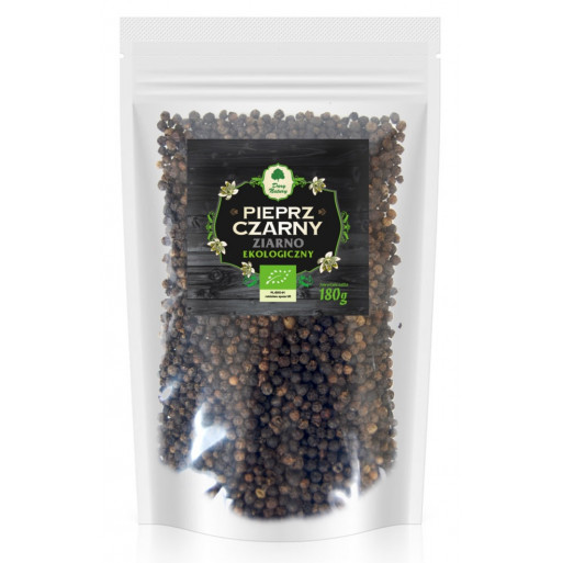 PIEPRZ CZARNY ZIARNO (UZUPEŁNIENIE) BIO 180 g - DARY NATURY