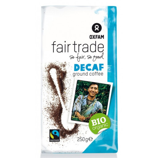 KAWA MIELONA BEZKOFEINOWA ARABICA/ROBUSTA PERU FAIR TRADE BIO 250 g - OXFAM