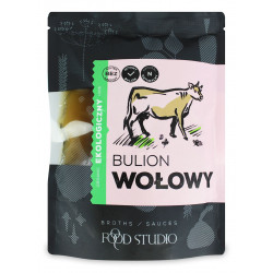 BULION WOŁOWY W PŁYNIE BEZGLUTENOWY BIO 350 ml - FOOD STUDIO