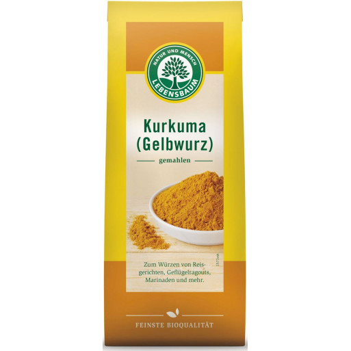 KURKUMA MIELONA BIO 50 g - LEBENSBAUM
