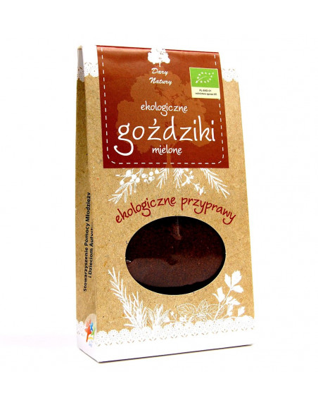 GOŹDZIKI MIELONE BIO 30 g - DARY NATURY