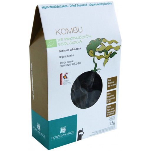 ALGI MORSKIE SUSZONE - KOMBU BIO 25 g - PORTO MUINOS