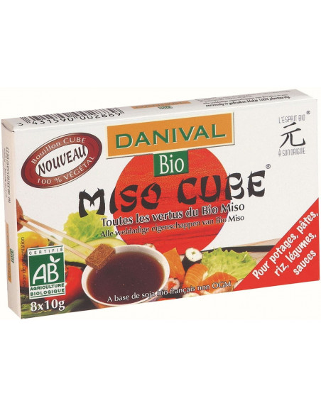MISO KOSTKI BIO (8 x 10 g) 80 g - DANIVAL