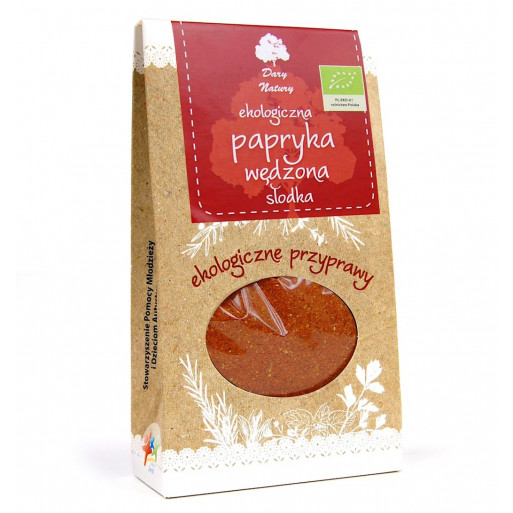 PAPRYKA WĘDZONA SŁODKA BIO 50 g - DARY NATURY