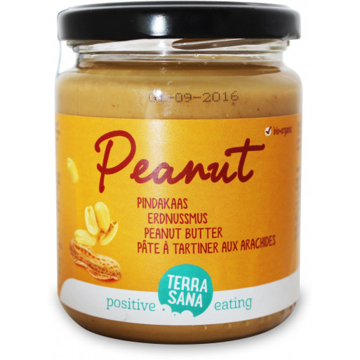 KREM Z PRAŻONYCH ORZESZKÓW ZIEMNYCH BIO 250 g - TERRASANA