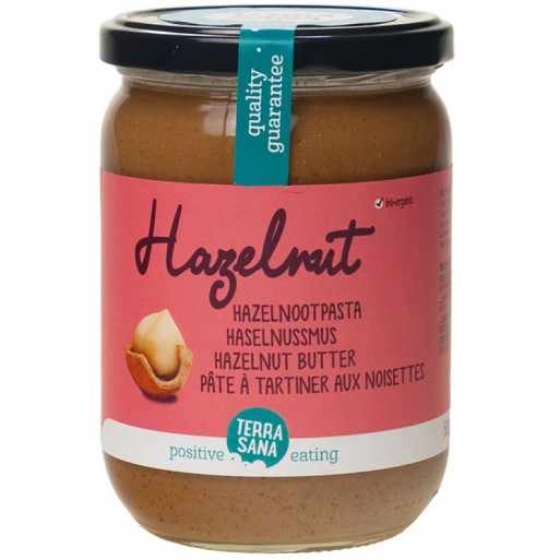 KREM Z PRAŻONYCH ORZECHÓW LASKOWYCH BIO 500 g - TERRSANA