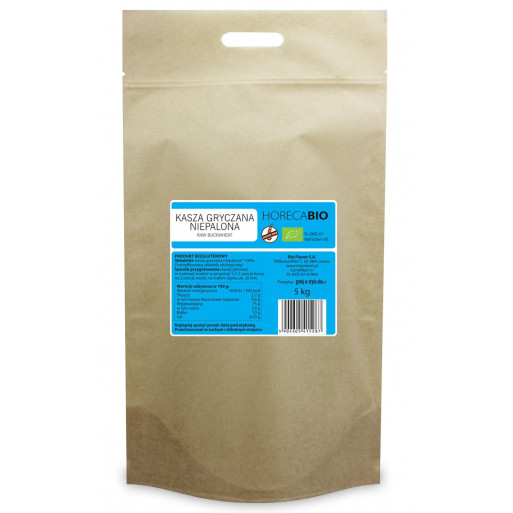 KASZA GRYCZANA NIEPALONA BIO 5 kg - HORECA
