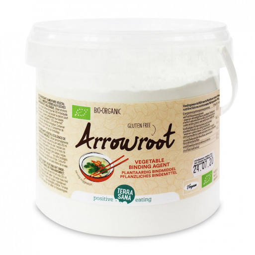 MARANTA - SKROBIA Z KORZENIA BEZGLUTENOWA BIO 800 g - HORECA (TERRASANA)