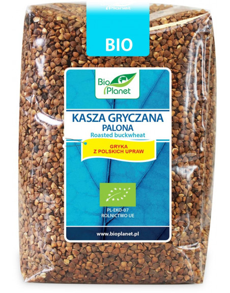 KASZA GRYCZANA PALONA BIO 1 kg - BIO PLANET