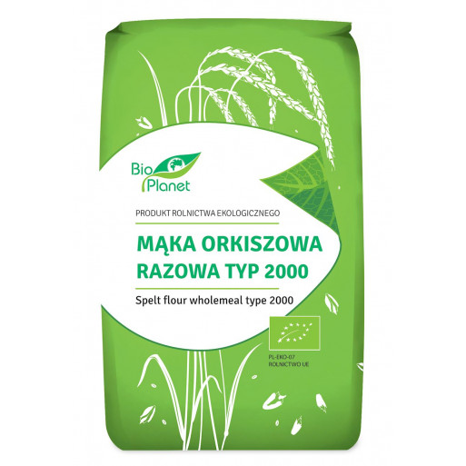 MĄKA ORKISZOWA RAZOWA TYP 2000 BIO 500 g - BIO PLANET