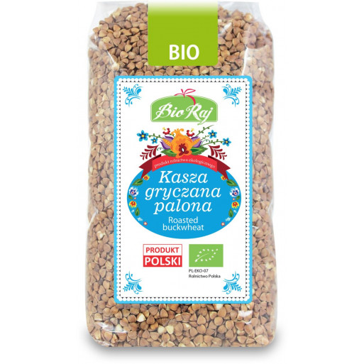 KASZA GRYCZANA PALONA BIO 500 g - BIO RAJ