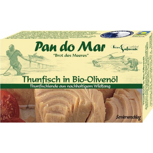 TUŃCZYK W BIO OLIWIE Z OLIWEK 120 g - PAN DO MAR