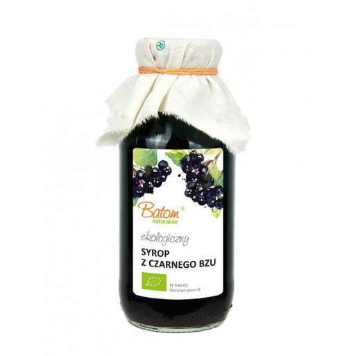 SYROP Z CZARNEGO BZU BIO 330 ml - BATOM