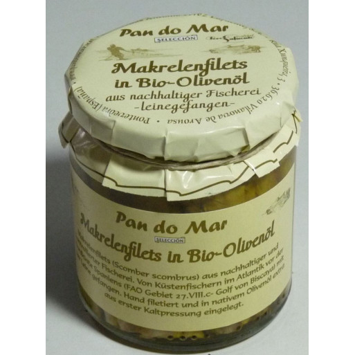 MAKRELA W BIO OLIWIE Z OLIWEK 220 g - PAN DO MAR