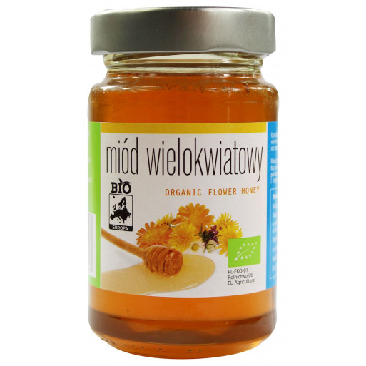 MIÓD WIELOKWIATOWY BIO 300 g - BIO EUROPA