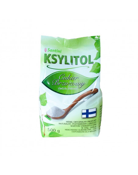 KSYLITOL 500 g (TOREBKA) - SANTINI (FINLANDIA)
