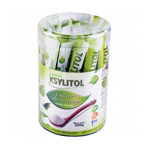 KSYLITOL W SASZETKACH (40 x 5 g) 200 g - SANTINI