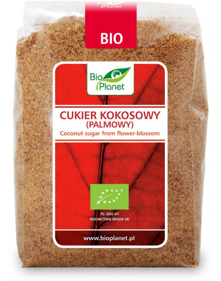 CUKIER KOKOSOWY (PALMOWY) BIO 300 g - BIO PLANET