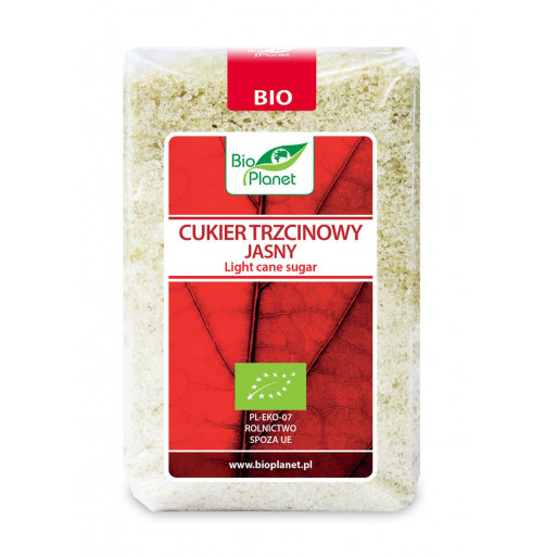 CUKIER TRZCINOWY JASNY BIO 500 g - BIO PLANET