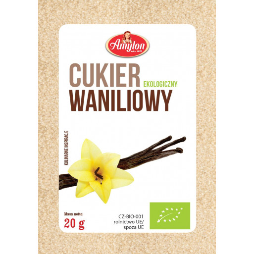 CUKIER WANILIOWY BIO 20 g - AMYLON CUKIER WANILIOWY BIO 20 g - AMYLON