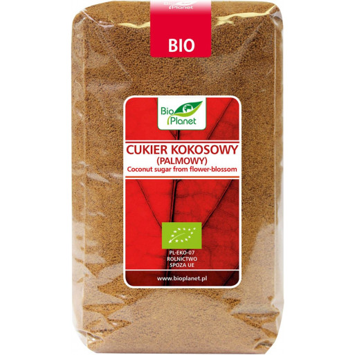 CUKIER KOKOSOWY (PALMOWY) BIO 1 kg - BIO PLANET