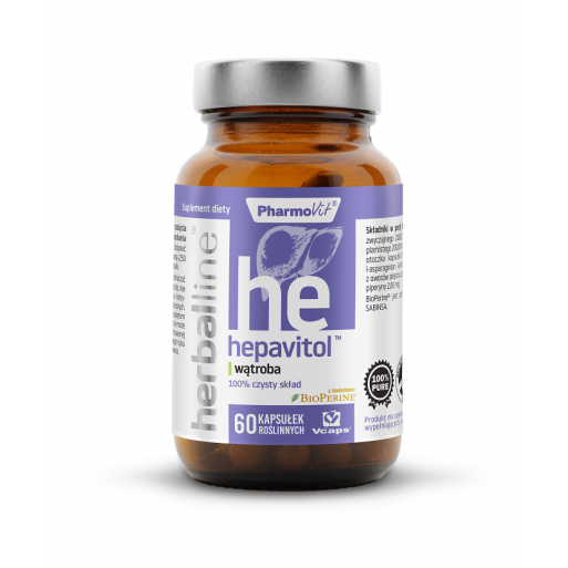 HEPAVITOL 60 KAPSUŁEK 28,3 g - PHARMOVIT (HERBALLINE)