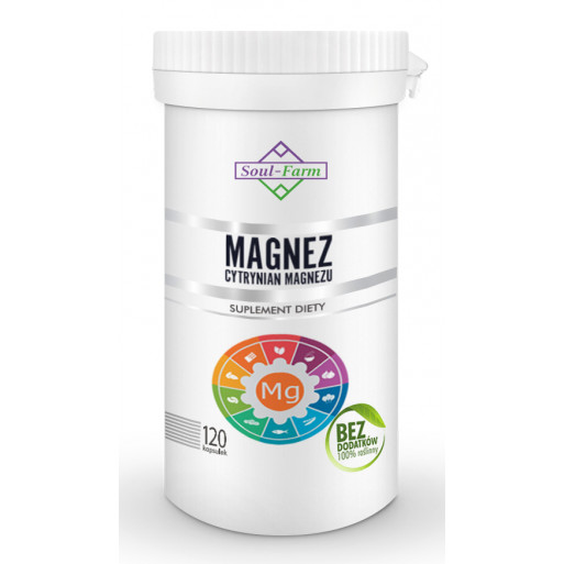 CYTRYNIAN MAGNEZU 120 KAPSUŁEK (650 mg) - SOUL FARM