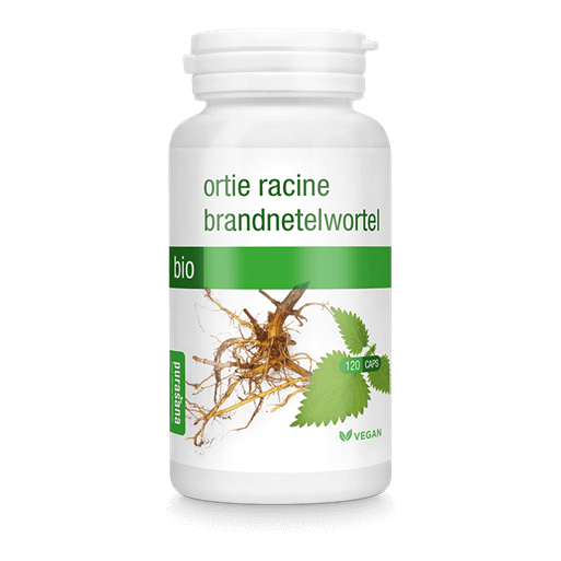 POKRZYWA KORZEŃ BIO 120 KAPSUŁEK (210 mg) - PURASANA