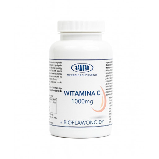 WITAMINA C 90 KAPSUŁEK (1000 mg) - JANTAR
