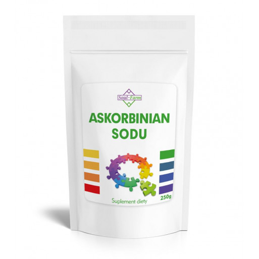 ASKORBINIAN SODU PROSZEK 250 g - SOUL FARM