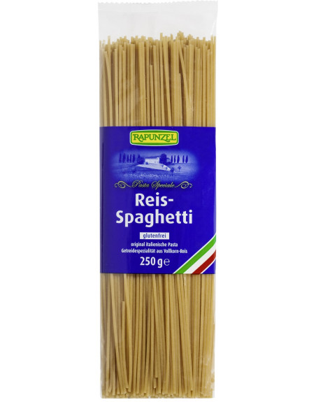 MAKARON (RYŻOWY) SPAGHETTI BEZGLUTENOWY BIO 250 g - RAPUNZEL