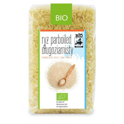 RYŻ PARBOILED DŁUGOZIARNISTY BIO 500 g - BIO EUROPA